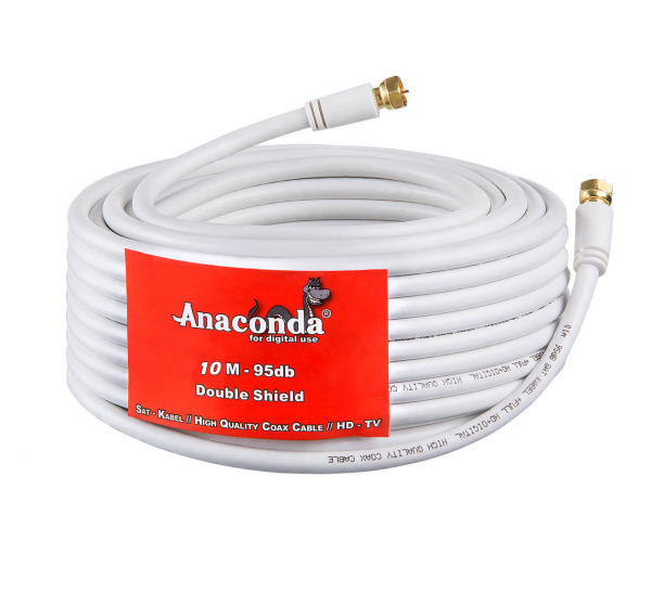 Antennenkabel Sat 10m inkl. 2x F-Stecker